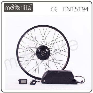 MOTORLIFE/OEM brand 2015 CE ROHS pass 500w electric bike kit, hub motor kit